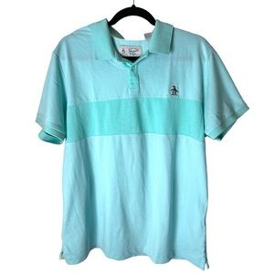 Original Penguin Men’s Mint Green Short Sleeve Polo Shirt  Sz XL